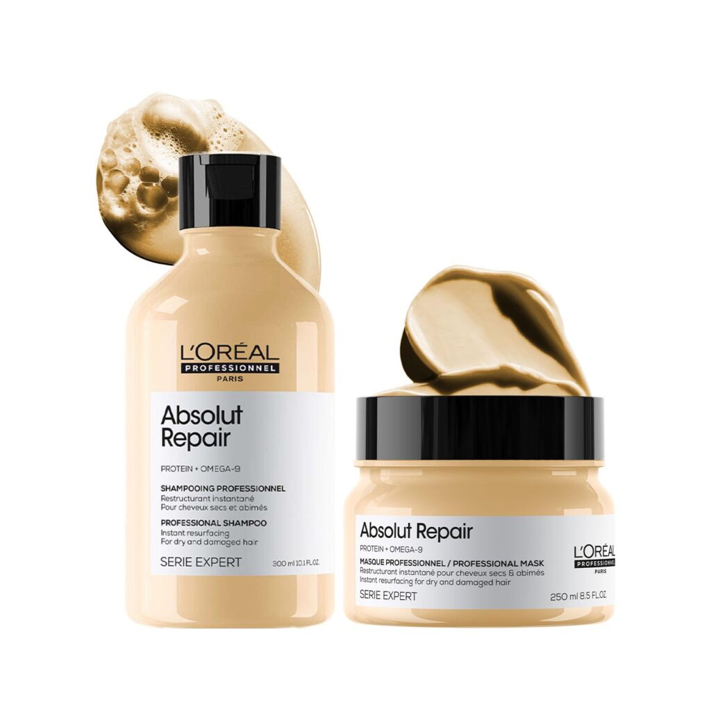 L'Oréal Professionnel L'Oreal Professionnel Serie Expert Absolut Repair Shampoo 300ml & Hair Mask 250gm (Combo)
