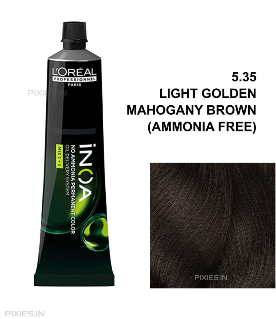 L'Oréal Professionnel L'oreal Professionnel Paris Inoa Ammonia-free Permanent Hair Color - 5.35 (Light Golden Mahogany Brown) 60g