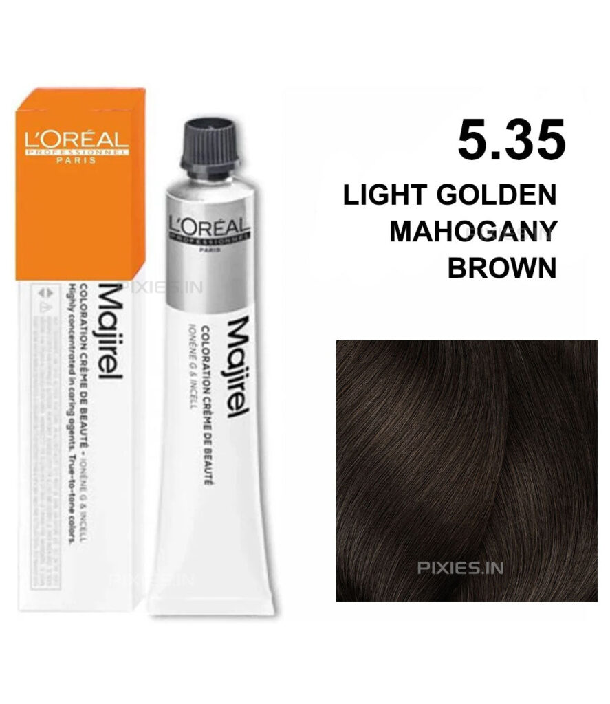 L'Oréal Professionnel L'oreal Professionnel Paris Majirel Hair Color - 5.35 (Light Golden Mahogany Brown) (60ml)
