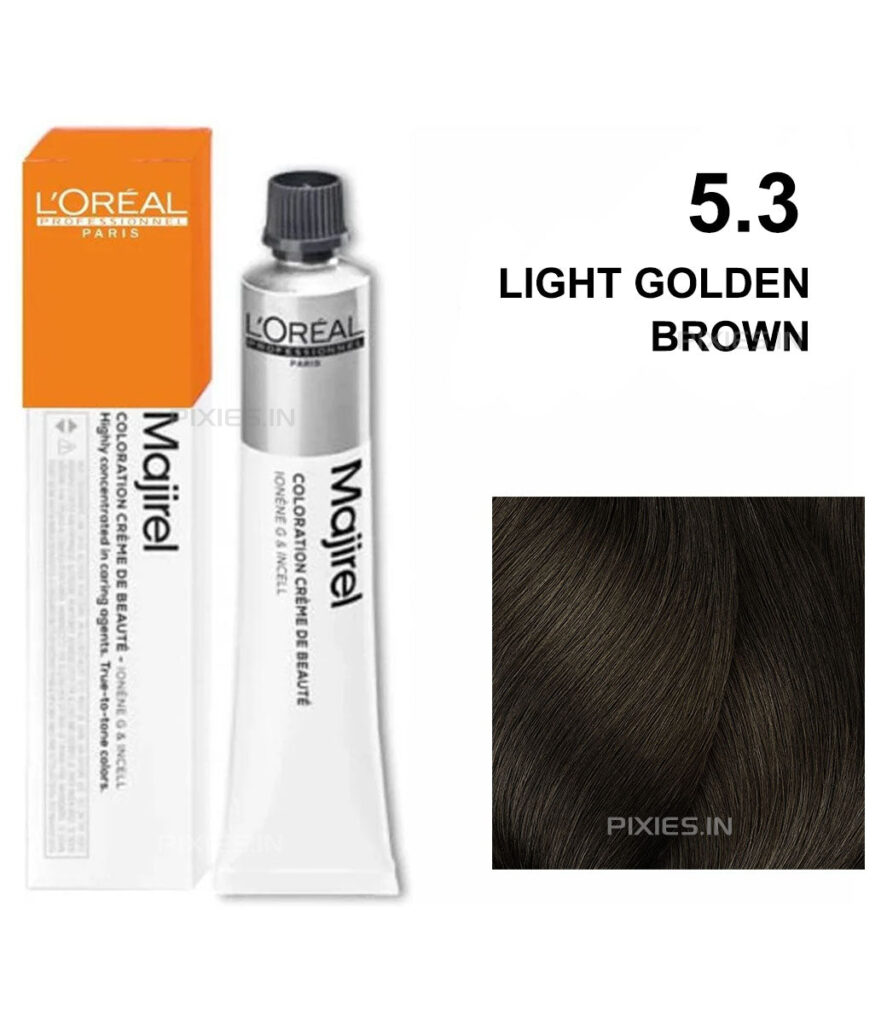 L'Oréal Professionnel L'oreal Professionnel Paris Majirel Hair Color - 5.3 (Light Golden Brown) (60ml)