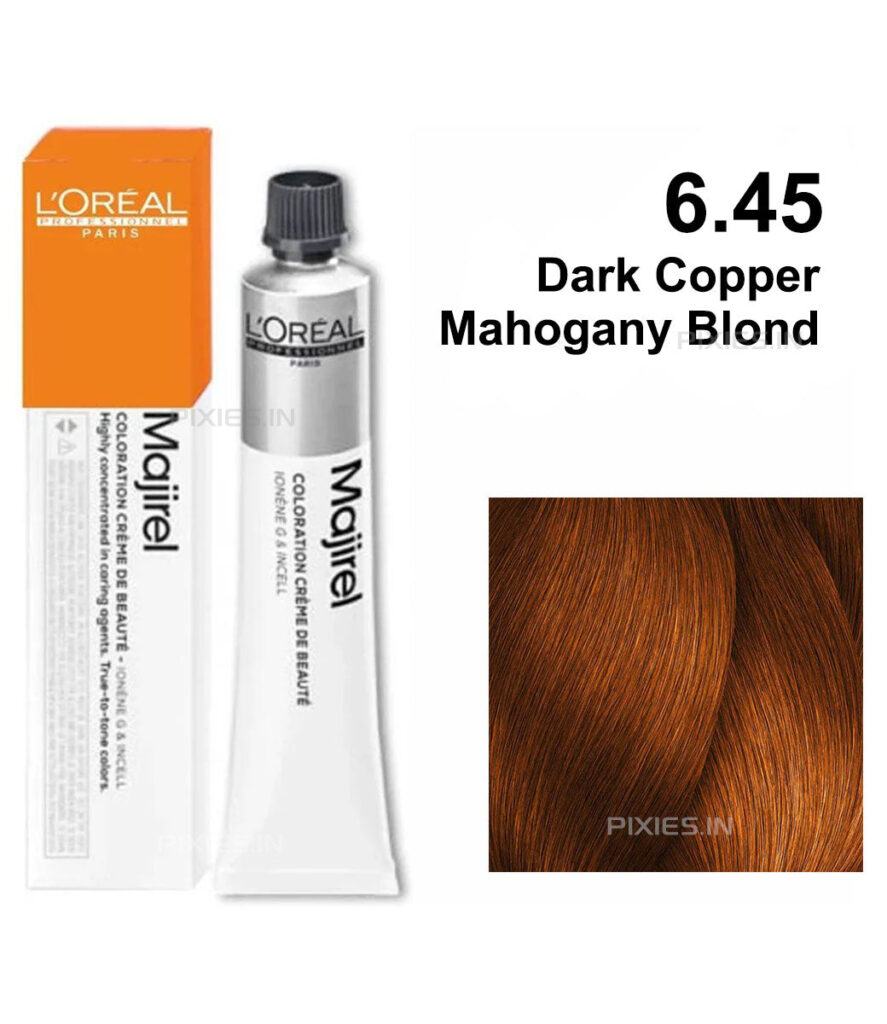 L'Oréal Professionnel L'oreal Professionnel Paris Majirel Hair Color - 6.45 (Drak Copper Mahogany Blonde) (60ml)