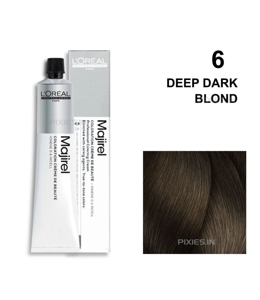 L'Oréal Professionnel L'oreal Professionnel Paris Majirel Hair Color - 6 (Deep Dark Blond) (60ml)