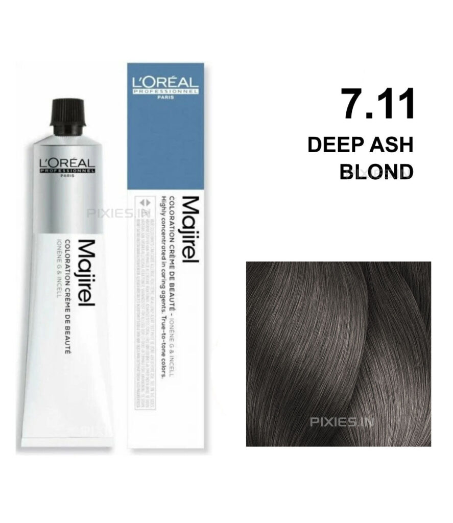 L'Oréal Professionnel L'oreal Professionnel Paris Majirel Hair Color - 7.11 (Deep Ash Blond) (60ml)