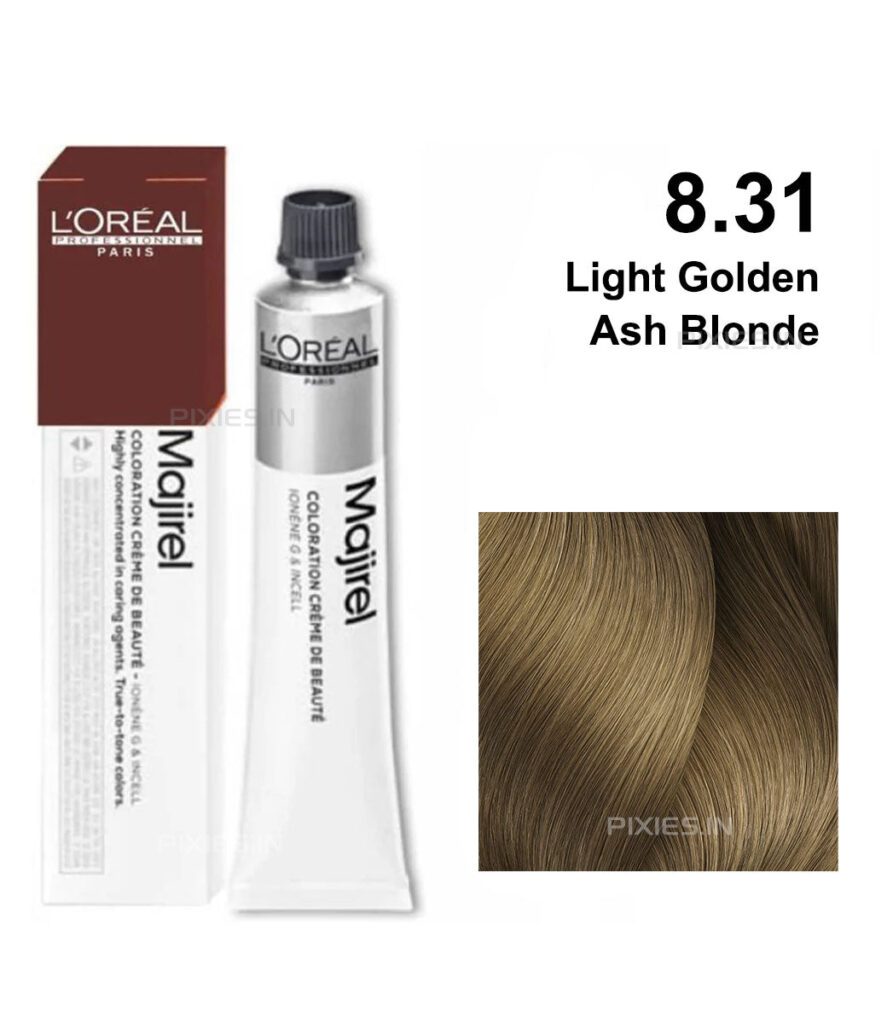 L'Oréal Professionnel L'oreal Professionnel Paris Majirel Hair Color - 8.31 (Light Golden Ash Blond) (60ml)