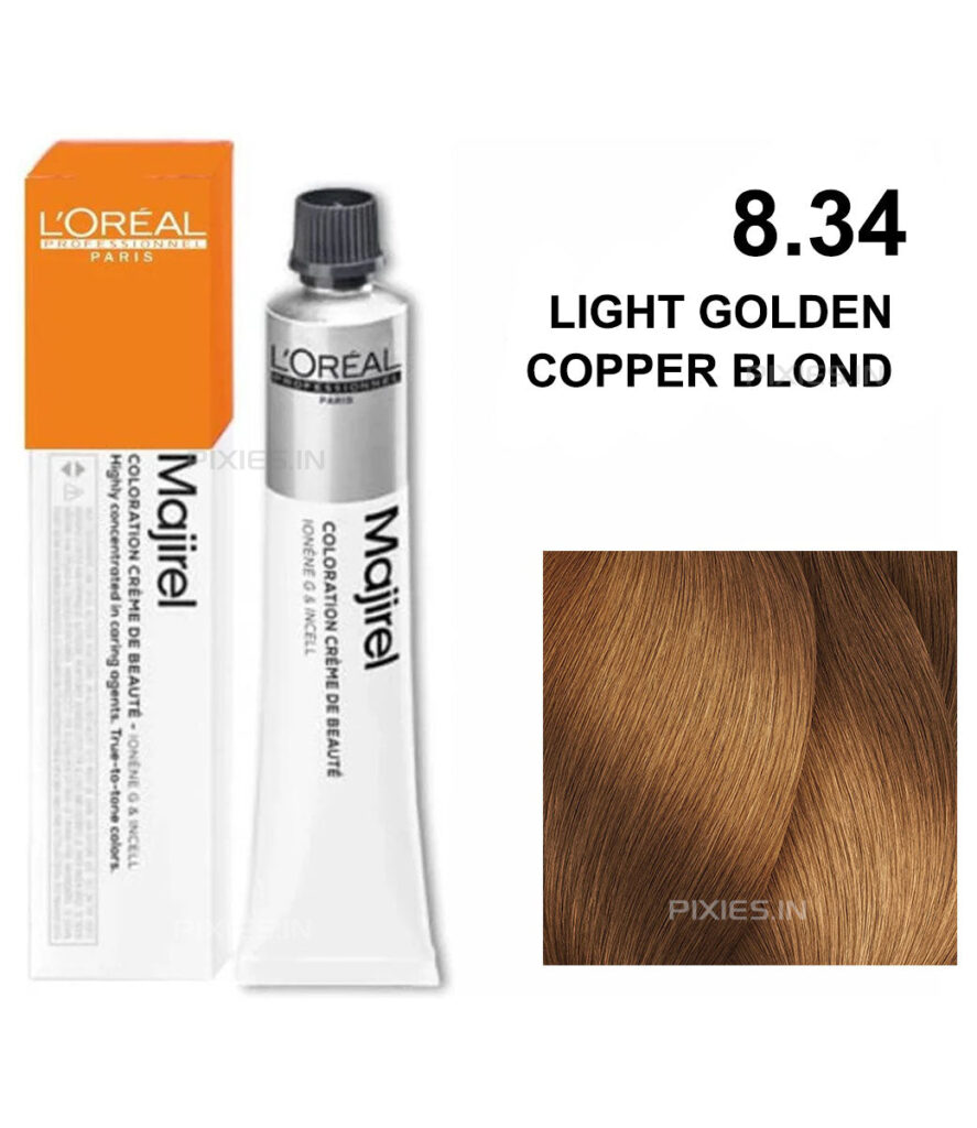 L'Oréal Professionnel L'oreal Professionnel Paris Majirel Hair Color - 8.34 (Light Golden Copper Blonde) (60ml)