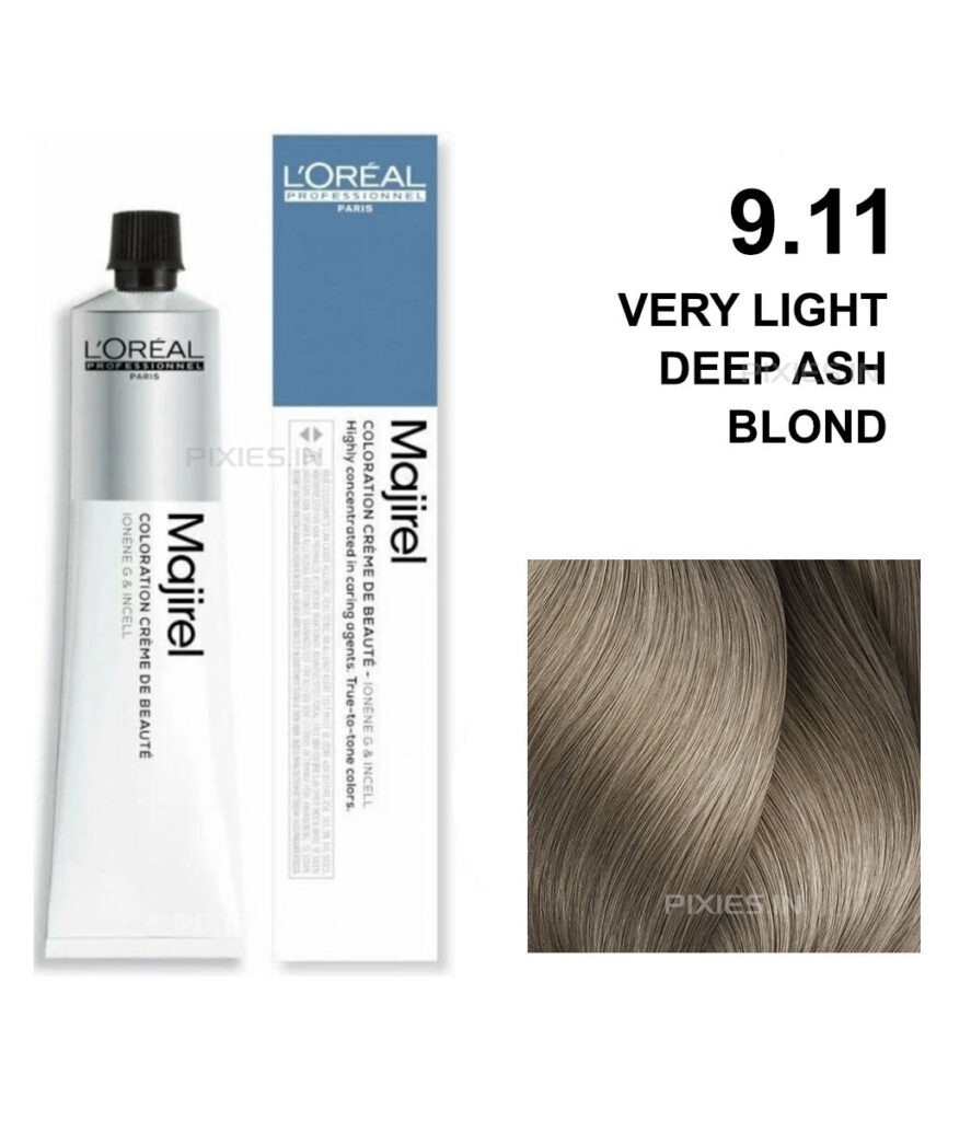 L'Oréal Professionnel L'oreal Professionnel Paris Majirel Hair Color - 9.11 (Very Light Deep Ash Blond) (60ml)