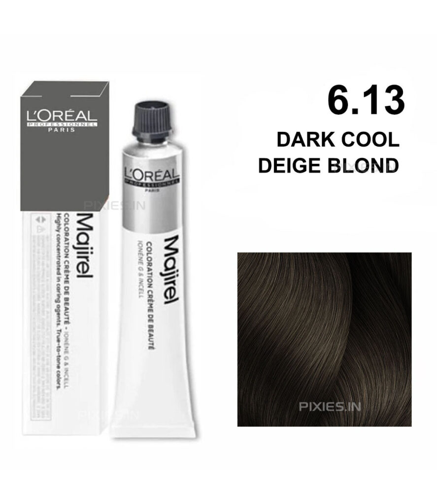 L'Oréal Professionnel L'oreal Professionnel Paris Majirel Hair Color - 6.13 (Dark Cool Beige Blond) (60ml)