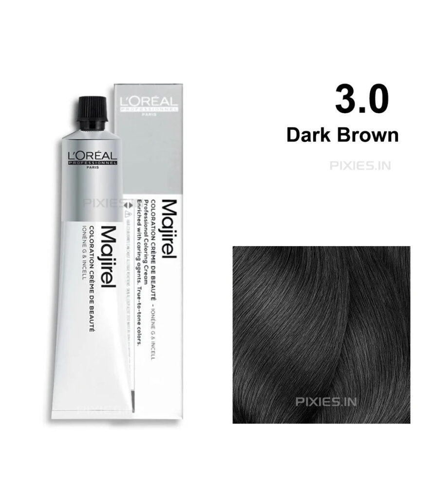 L'Oréal Professionnel L'oreal Professionnel Paris Majirel Hair Color - 3.0 (Dark Brown) (60ml)