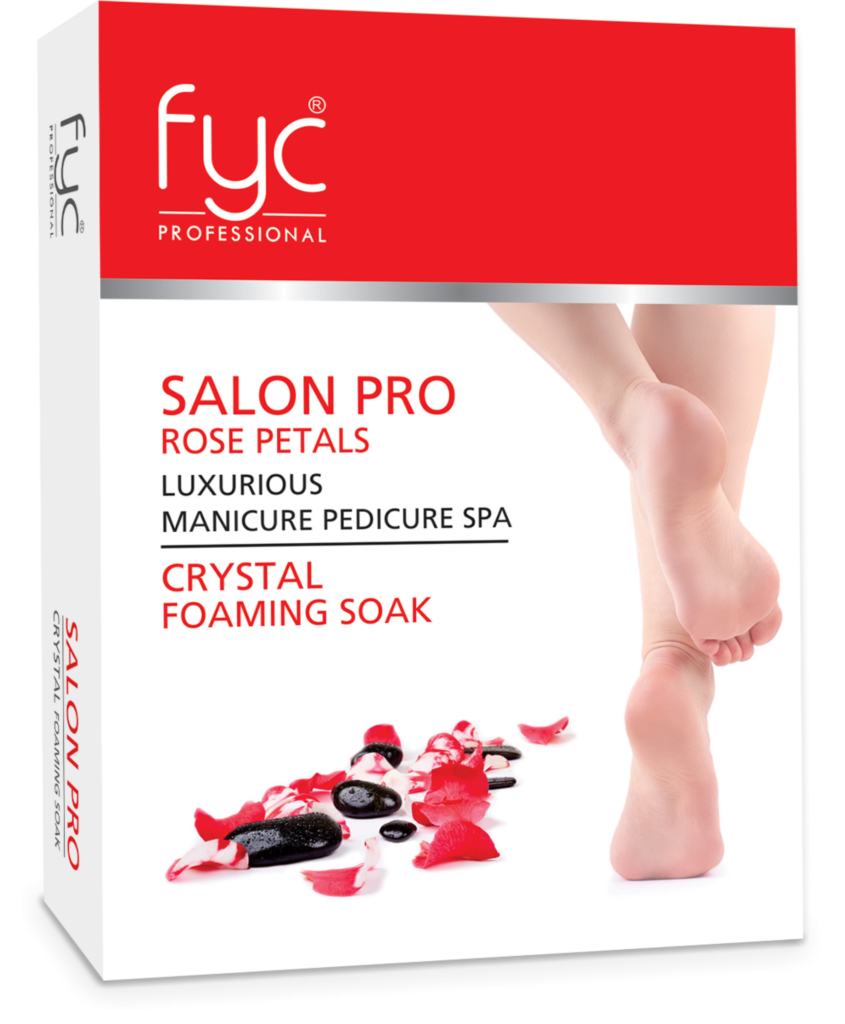 FYC Professional Salon PR0 Rose Care Luxurious Manicure Pedicure Spa Crystal Foaming Soak