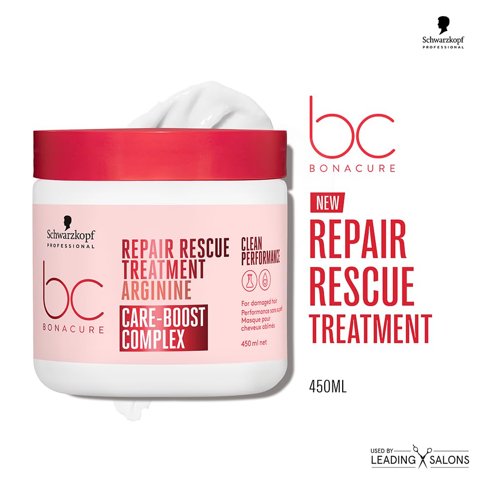 Schwarzkopf Professional Bc Bonacure Repair Rescue Treatment with Arginine Masque (450ml)