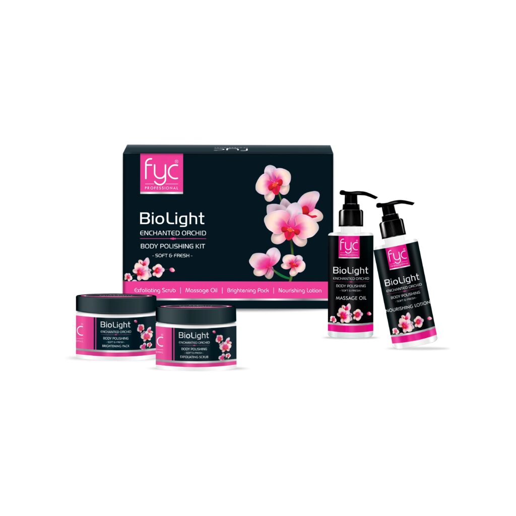 FYC Professional Biolight Enchanted Orchid Body Polishing Kit- (1000g)