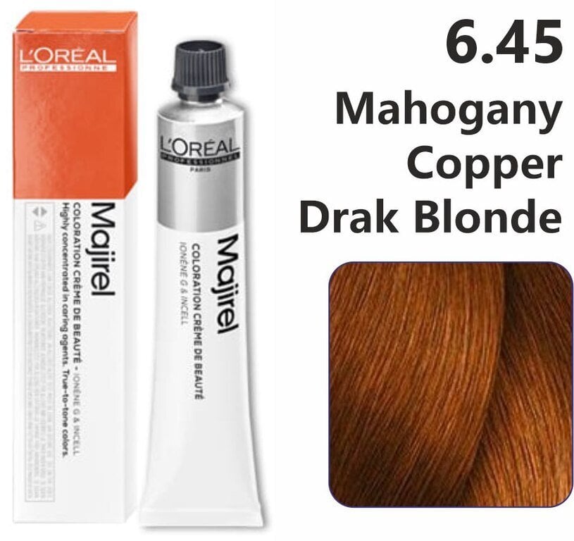 L'Oréal Professionnel L'oreal Professionnel Paris Majirel Hair Color - 6.45 (Mahogany Copper Drak Blonde)