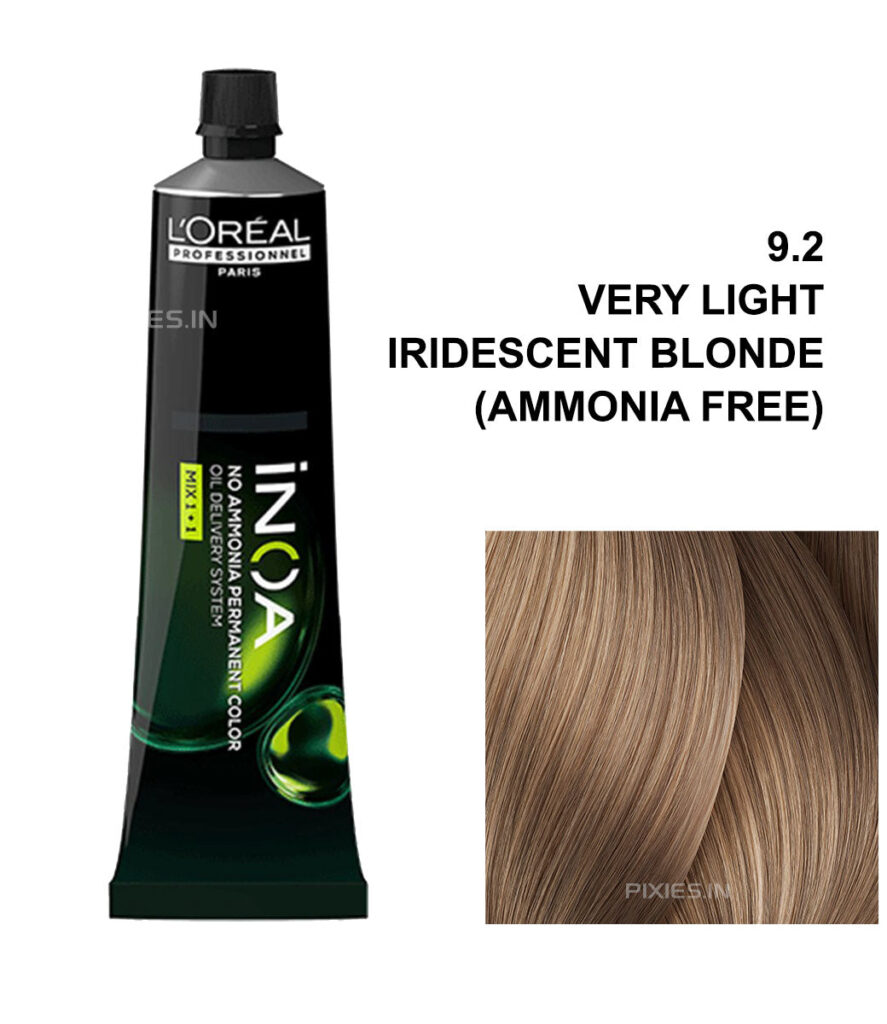L'Oréal Professionnel L'oreal Professionnel Paris Inoa Ammonia-free Permanent Hair Color - 9.2 (Very Light Iridescent Blonde) - 60Gm