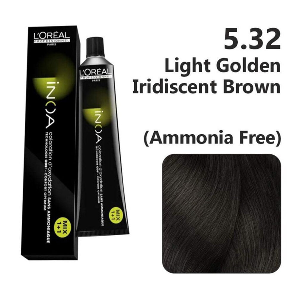 L'Oréal Professionnel L'oreal Professionnel Paris Inoa Ammonia-free Permanent Hair Color - 5.32 (Light Golden Iridiscent Brown)