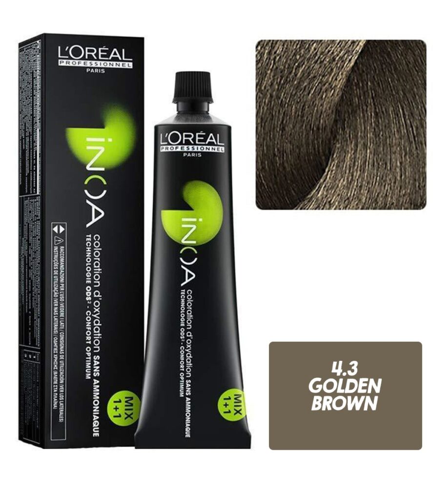 L'Oréal Professionnel L'oreal Professionnel Paris Inoa Ammonia-free Permanent Hair Color - 4.3 (Golden Brown)