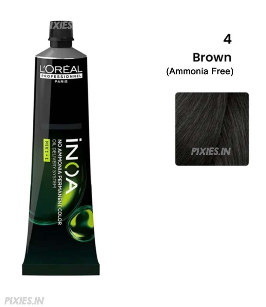L'Oréal Professionnel L'oreal Professionnel Paris Inoa Ammonia-free Permanent Hair Color - 4 (Natural Brown)