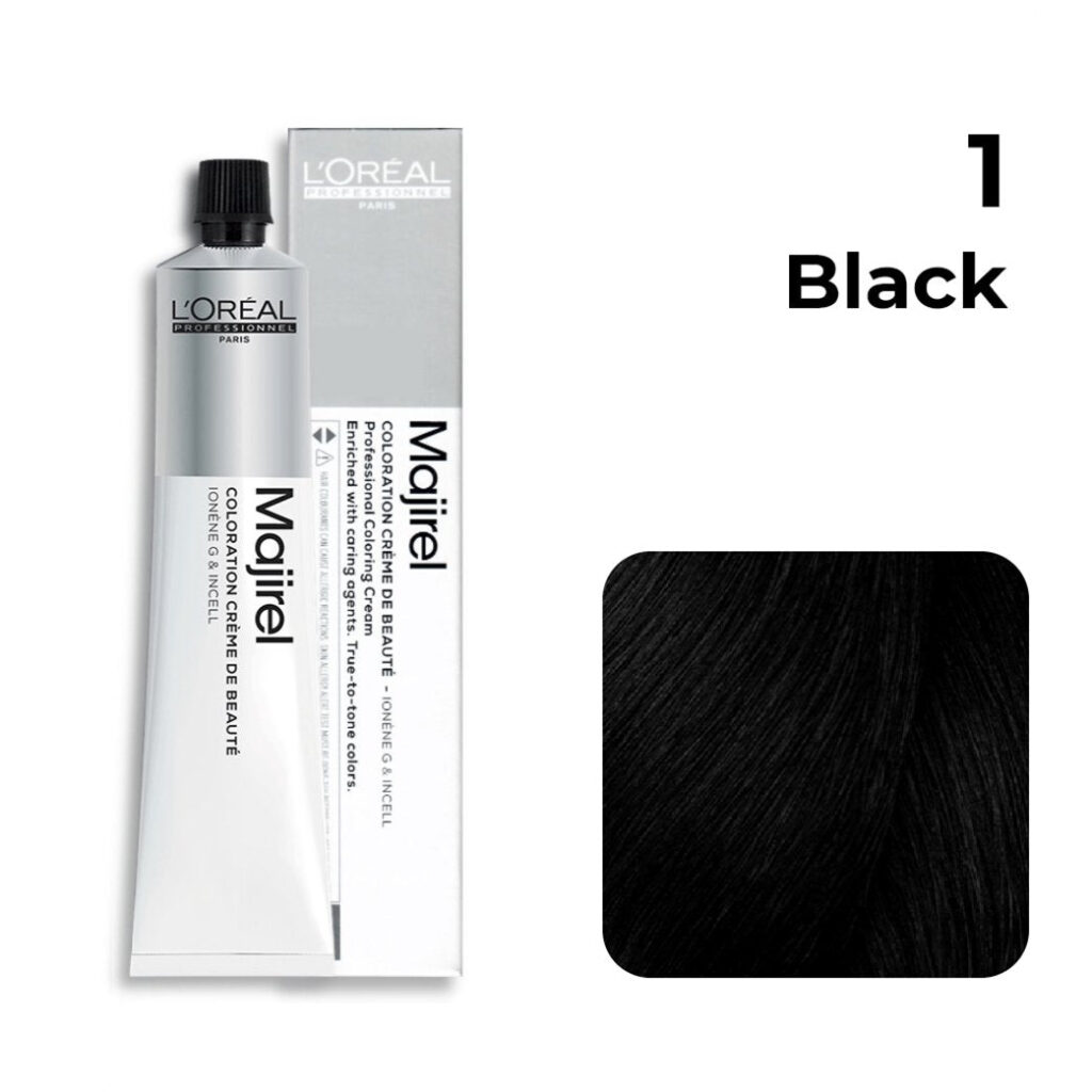 L'Oréal Professionnel L'oreal Professionnel Paris Majirel Hair Color - 1 (Black) (60ml)