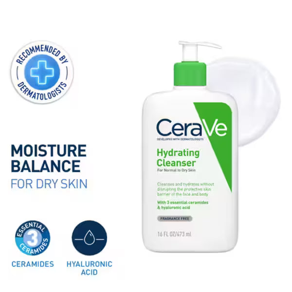 Cera Ve Hydrating Cleanser For Normal To Dry Skin (473ml)