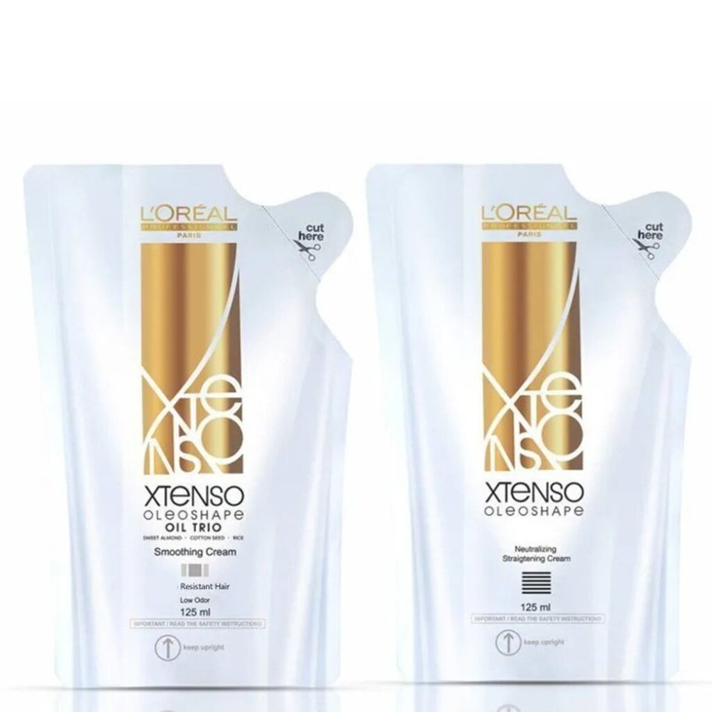 L'Oréal Professionnel L'Oreal Professionnel XTenso Oleoshape Smoothing Resistant Hair Straightener (125ml) + Neutralizing Cream (125ml)