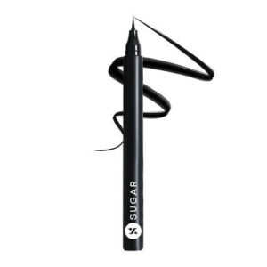 Sugar Cosmetics Wingman Waterproof Microliner - 01 I'll Be Black (Black)