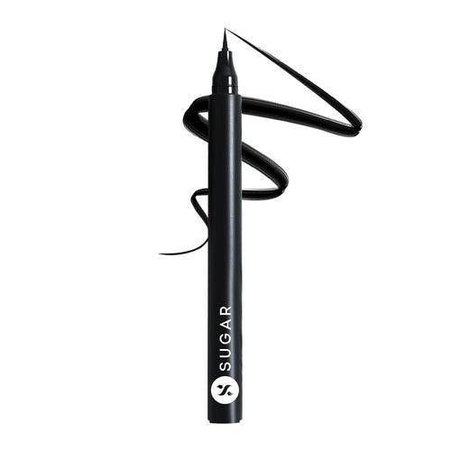 Sugar Cosmetics Wingman Waterproof Microliner - 01 I'll Be Black (Black)